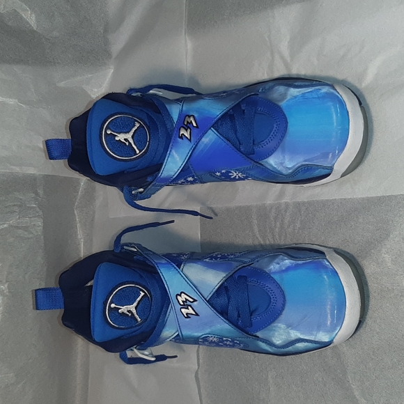 Jordan 8 Retro Sneakers 7Y = Women 8.5 = Men 7 - Picture 2 of 10